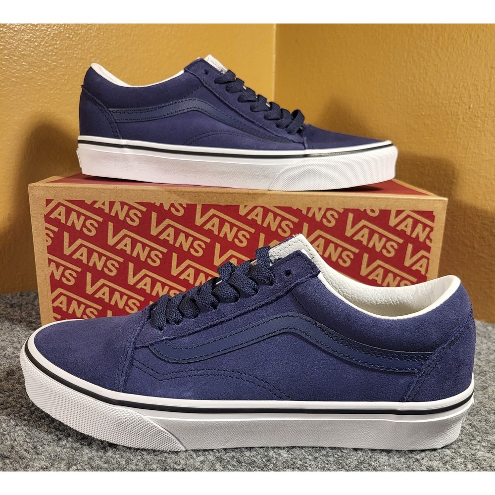Vans Old Skool Suede Deep Twilight Skate Sneakers Shoes VN000E9TEMT Men's Sz 6.5